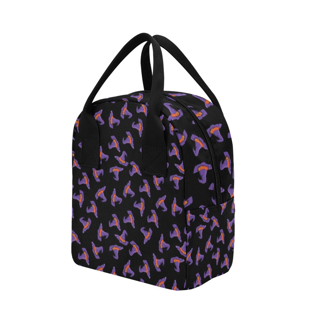Witch Hat Print Design LKS304 Insulated Lunch Bag