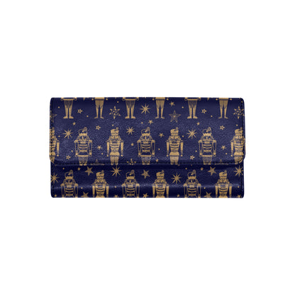 Nutcracker Pattern Print Design A05 Women's Trifold Wallet