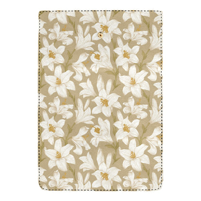 Lily Pattern Print Design LY07 Women's Trifold Wallet
