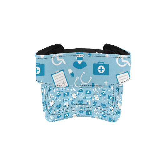 Medical Pattern Print Design 05 Unisex Sun Visor