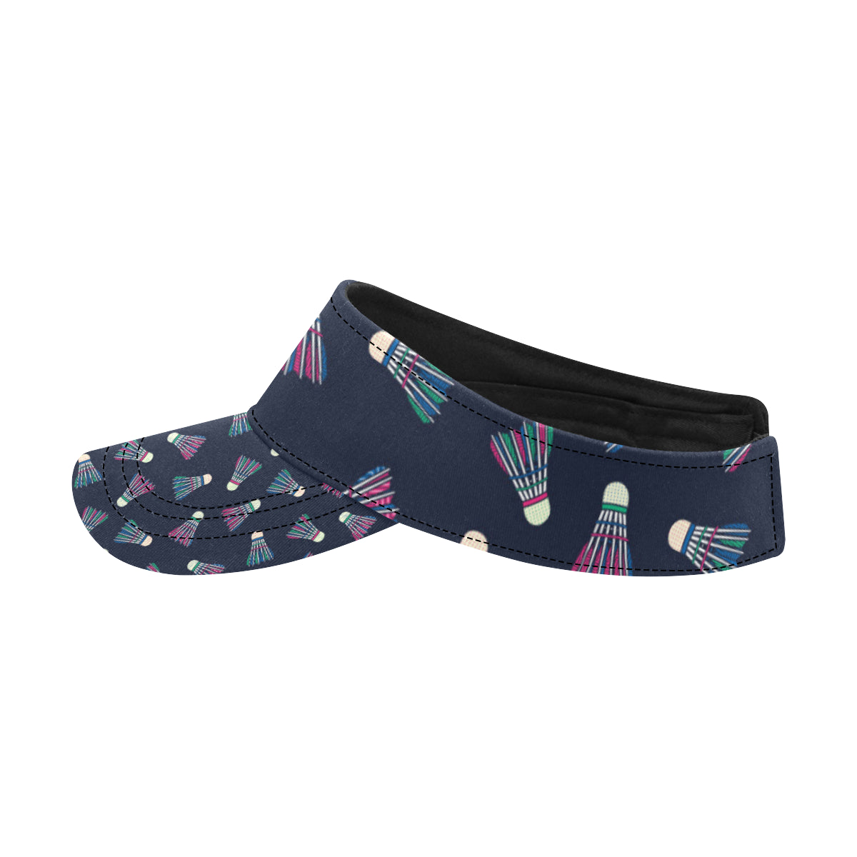 Badminton Ball Pattern Print Design 02 Unisex Sun Visor