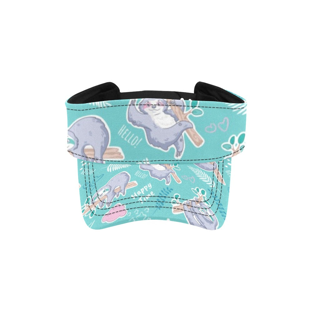 Sloth Print Design LKS309 Unisex Sun Visor