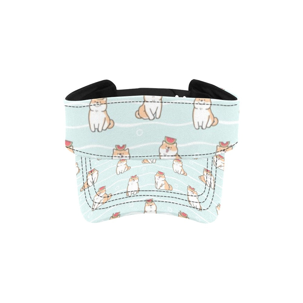 Shiba Inu Print Design LKS3011 Unisex Sun Visor