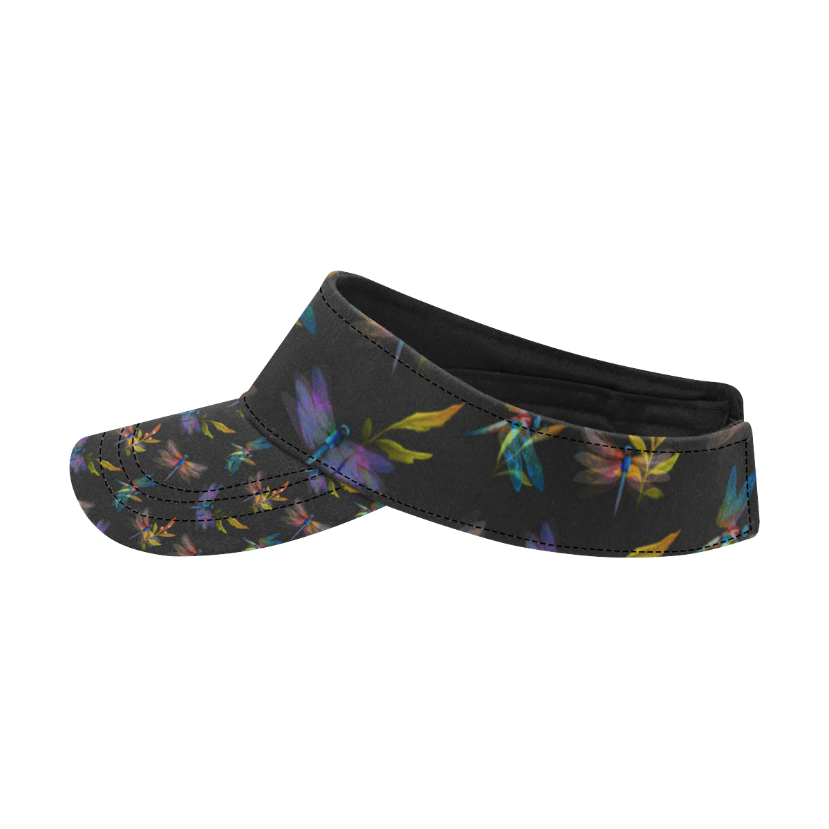 Dragonfly Colorful Realistic Print Unisex Sun Visor