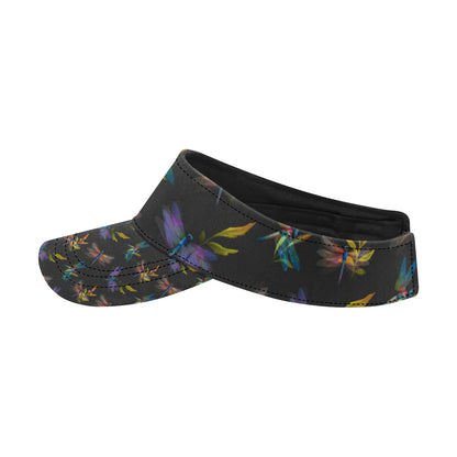 Dragonfly Colorful Realistic Print Unisex Sun Visor