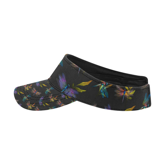 Dragonfly Colorful Realistic Print Unisex Sun Visor