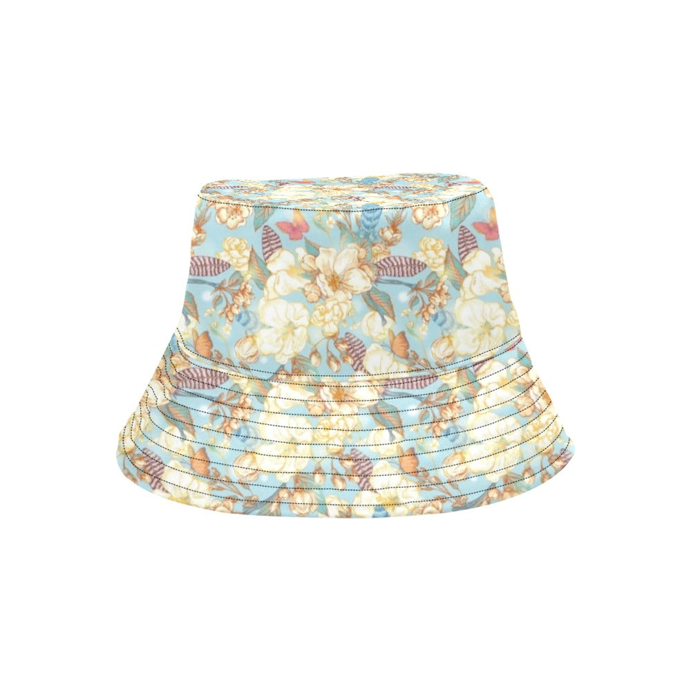 Summer Floral Print Design LKS302 Unisex Bucket Hat