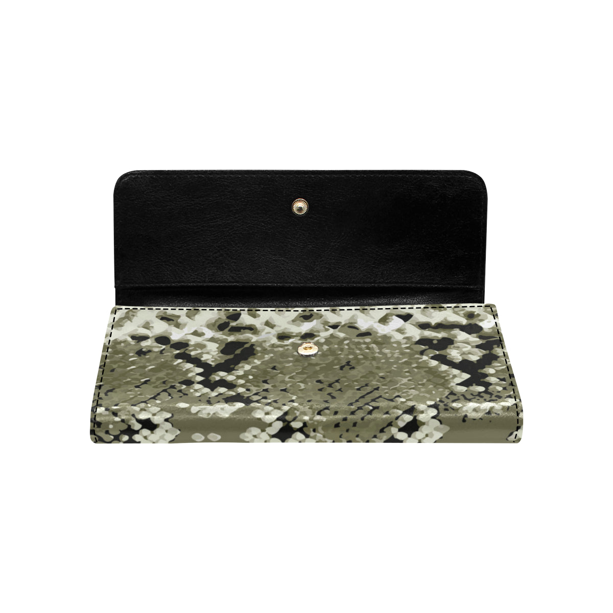 Python Pattern Print Design A04 Women's Trifold Wallet
