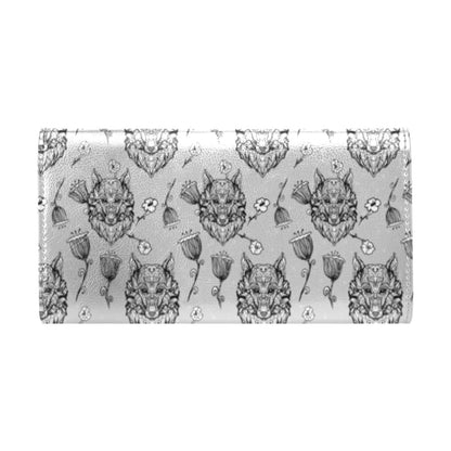 Tribal Pattern Print Design LKS306 Women's Trifold Wallet