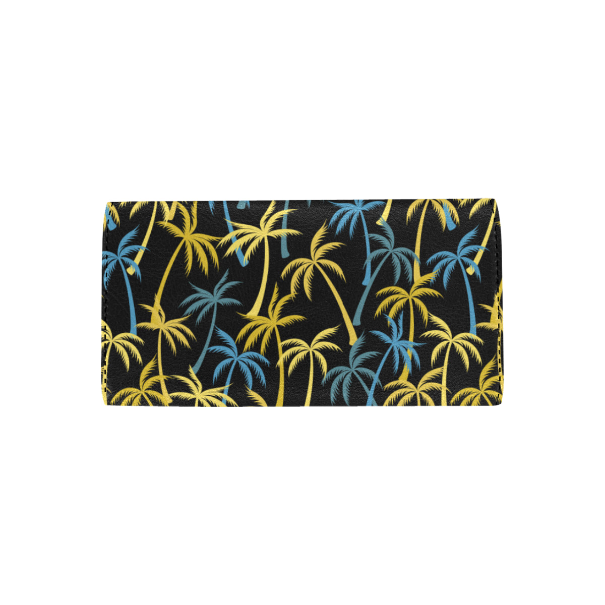 Palm Tree Pattern Women's Trifold Wallet
