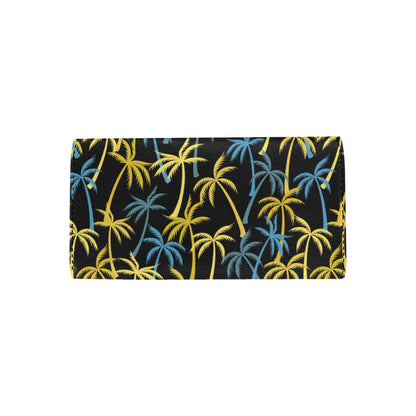Palm Tree Pattern Women's Trifold Wallet