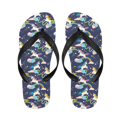 Unicorn Print Design LKS304 Flip Flops