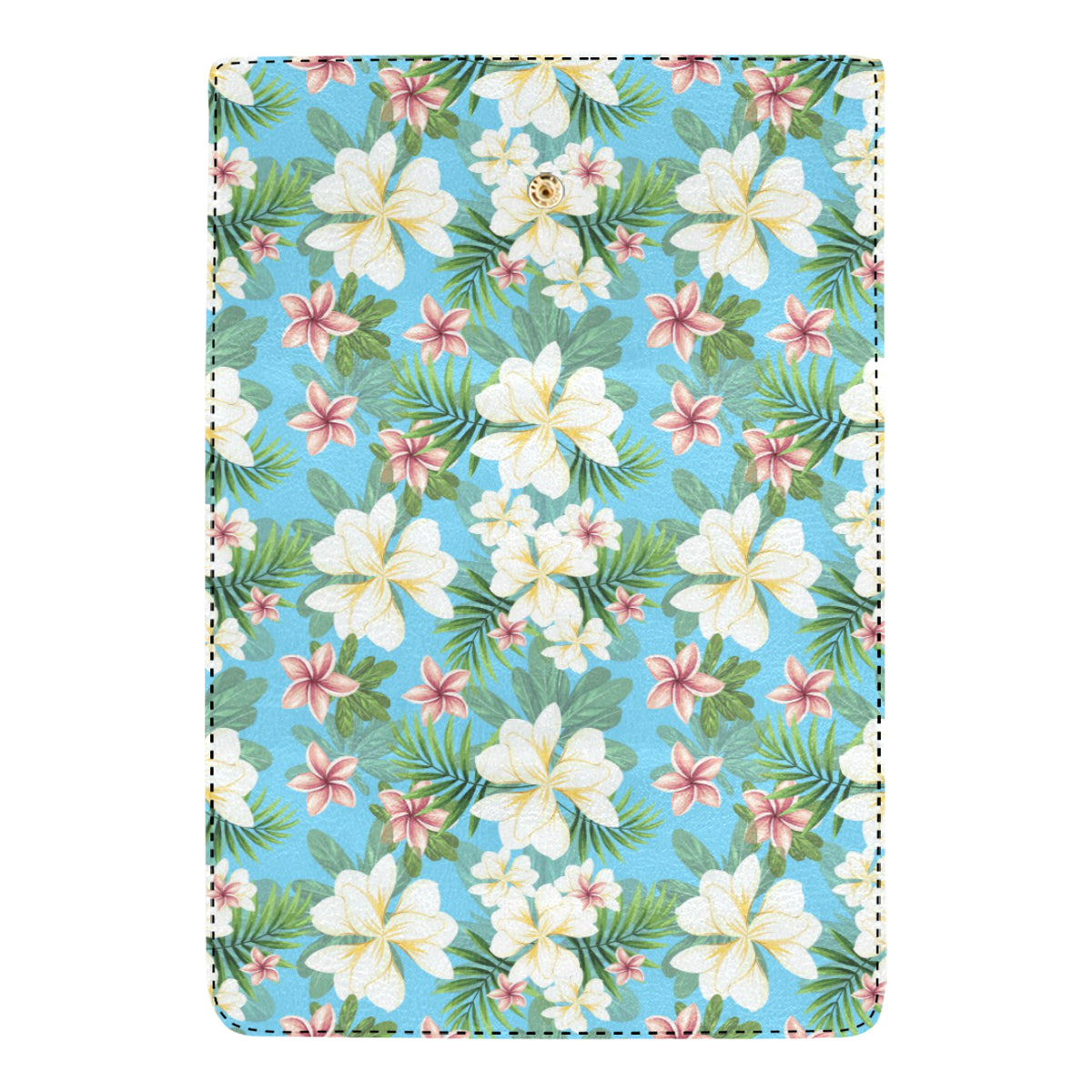 Plumeria Pattern Print Design PM028 Women's Trifold Wallet