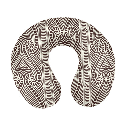 Maori Pattern Print Design 04 U-Shaped Travel Neck Pillow