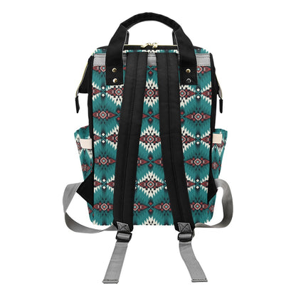Southwest Pattern Print Design LKS308 Diaper Bag Backpack
