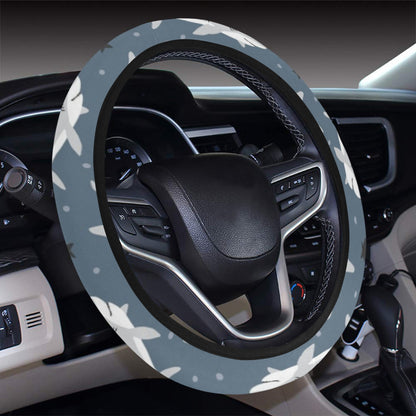 Shark Print Design LKS305 Steering Wheel Cover with Elastic Edge