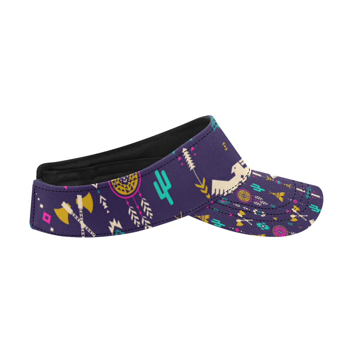 Native American Eagle Indian Pattern Unisex Sun Visor