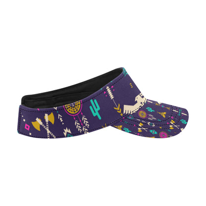 Native American Eagle Indian Pattern Unisex Sun Visor