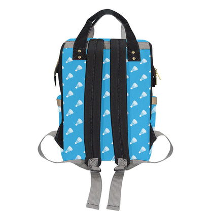 Badminton Ball Pattern Print Design 08 Diaper Bag Backpack