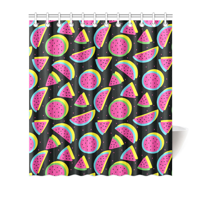 Watermelon Pattern Print Design WM07 Shower Curtain