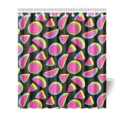Watermelon Pattern Print Design WM07 Shower Curtain