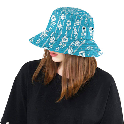 Hawaiian Themed Pattern Print Design H025 Unisex Bucket Hat