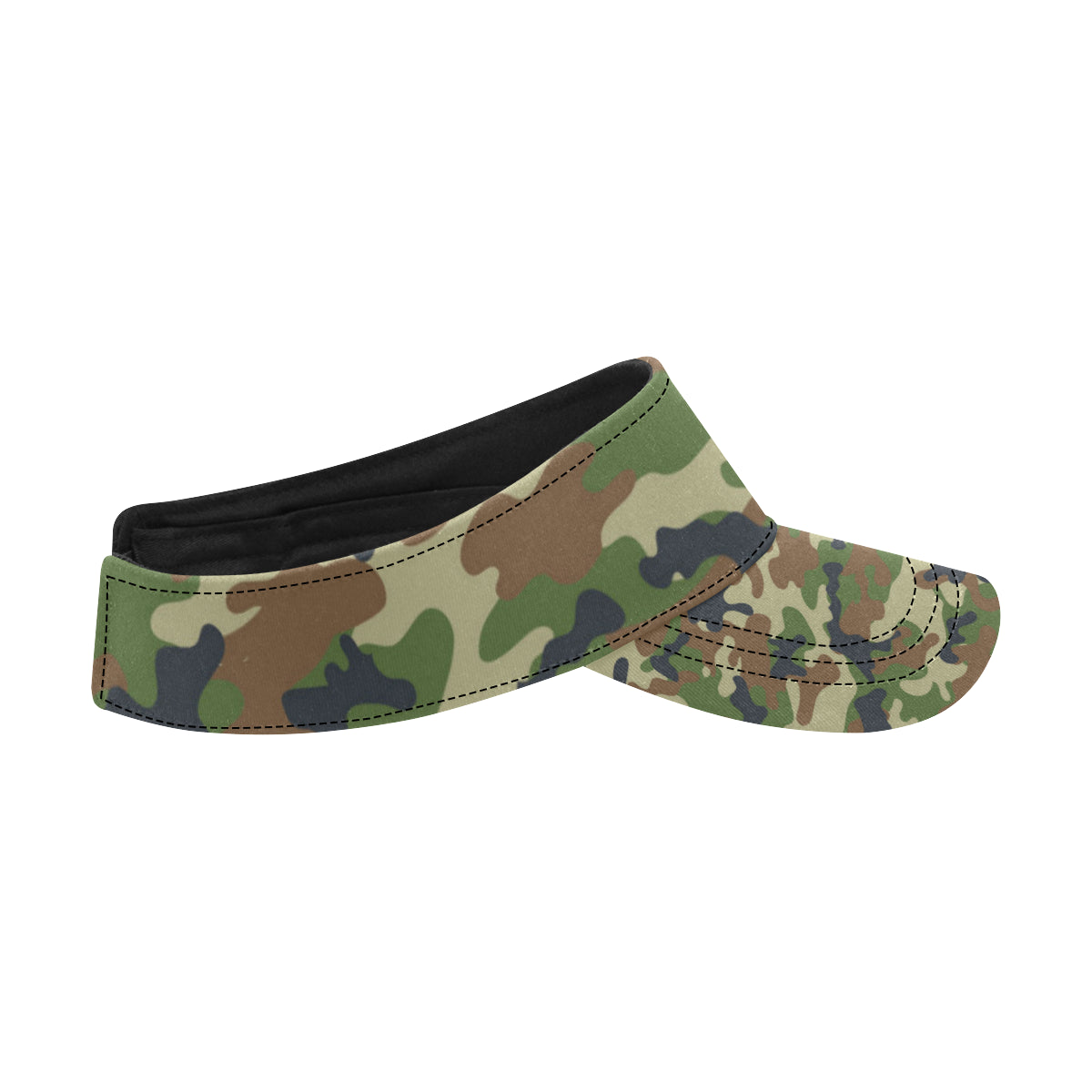 Army Camouflage Pattern Print Design 01 Unisex Sun Visor
