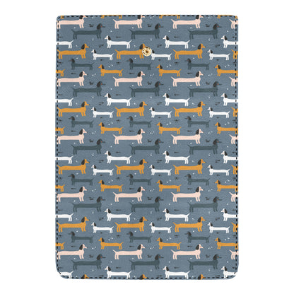 Dachshund Pattern Print Design 012 Women's Trifold Wallet
