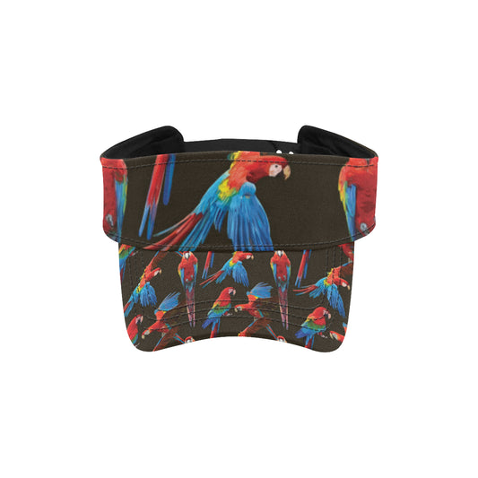 Macaw Pattern Print Design 04 Unisex Sun Visor