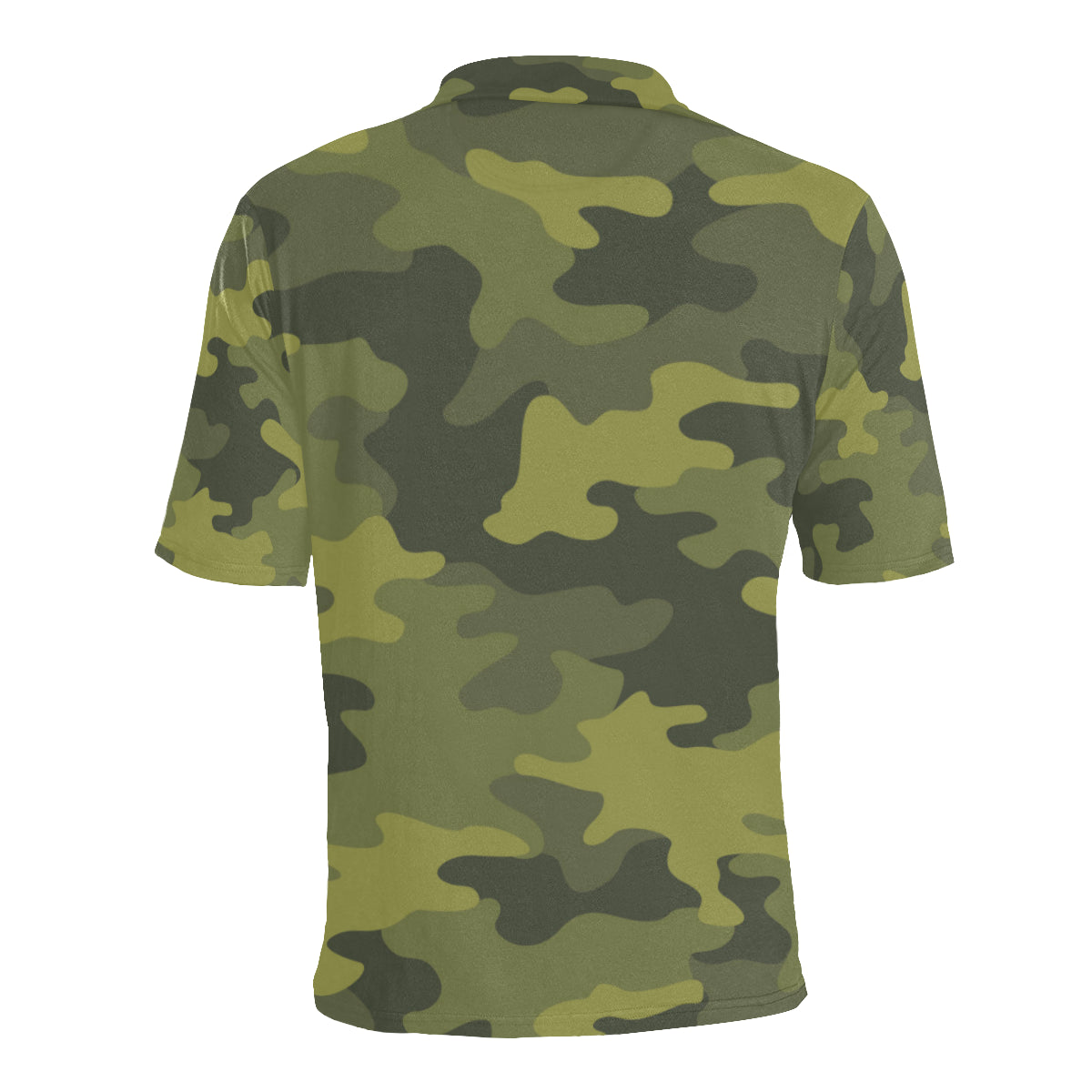 Military Camouflage Pattern Print Design 02 Men Polo Shirt