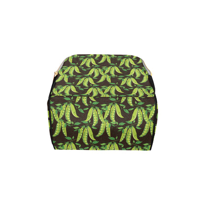 Peas Pattern Print Design A03 Diaper Bag Backpack