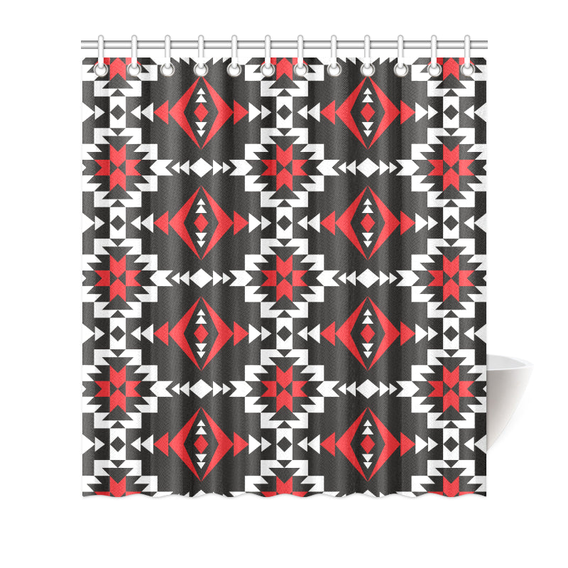 Navajo Pattern Print Design A02 Shower Curtain