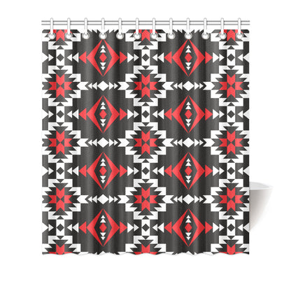Navajo Pattern Print Design A02 Shower Curtain