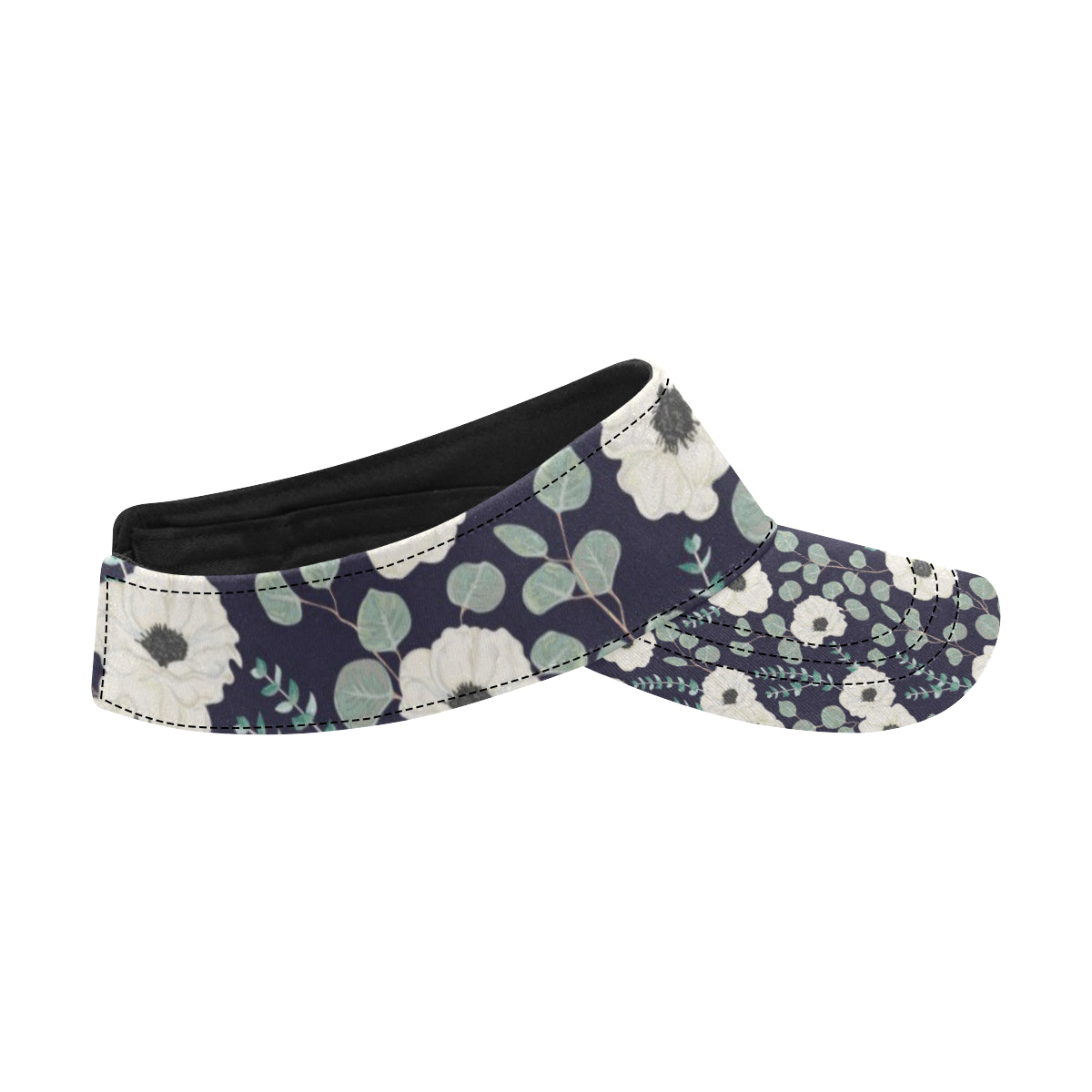 Anemone Pattern Print Design AM01 Unisex Sun Visor