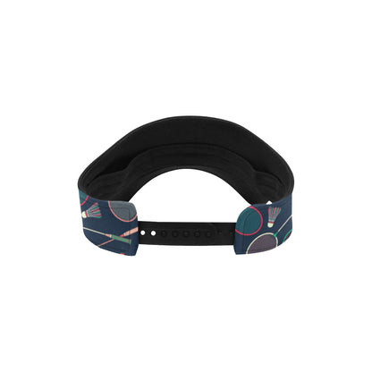 Badminton Pattern Print Design 03 Unisex Sun Visor
