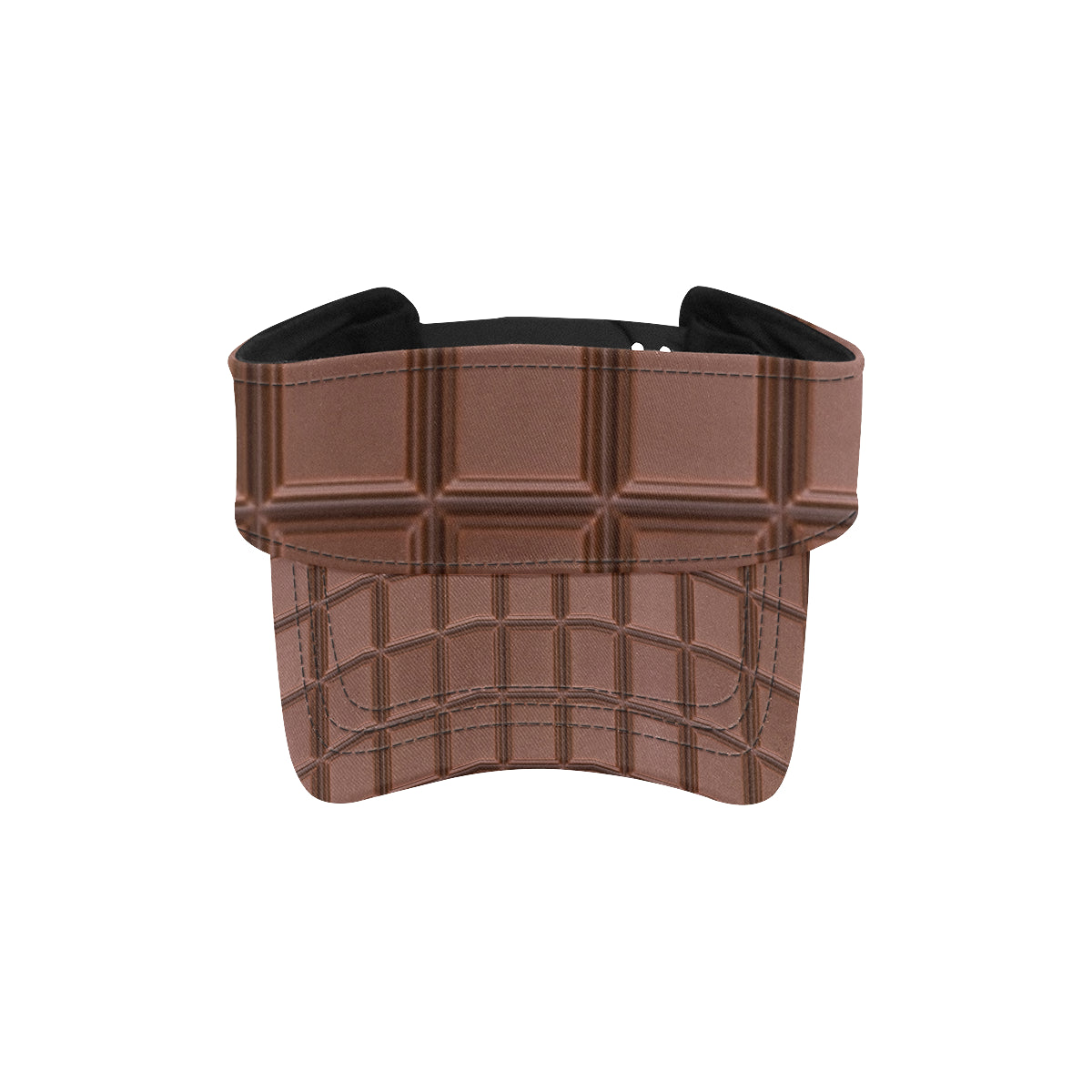 Chocolate Pattern Print Design 03 Unisex Sun Visor