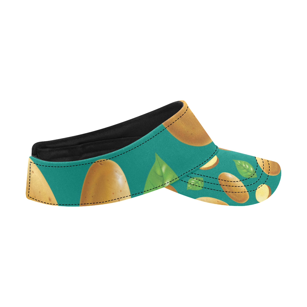 Potato Pattern Print Design A04 Unisex Sun Visor