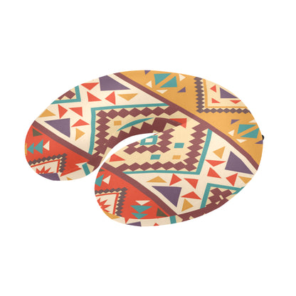 Navajo Pattern Print Design A01 U-Shaped Travel Neck Pillow