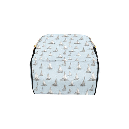 Sailing Ships Pattern Print Design A01 Diaper Bag Backpack