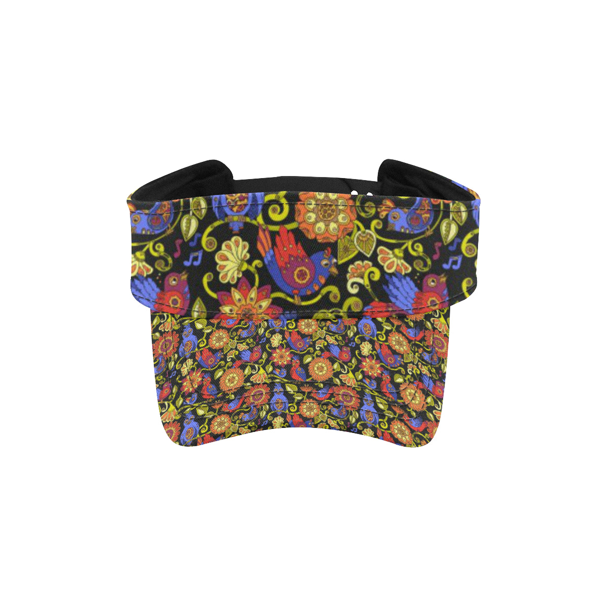 Steampunk Bird Design Themed Print Unisex Sun Visor