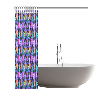 Pineapple Color Art Pattern Shower Curtain