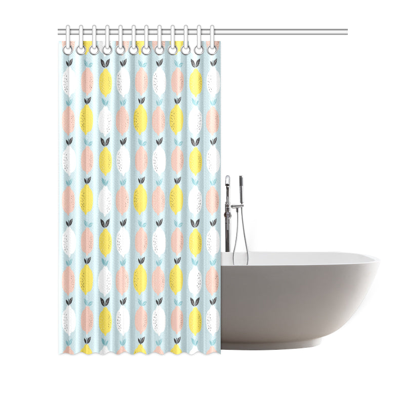 Citrus  Pattern Print Design 03 Shower Curtain