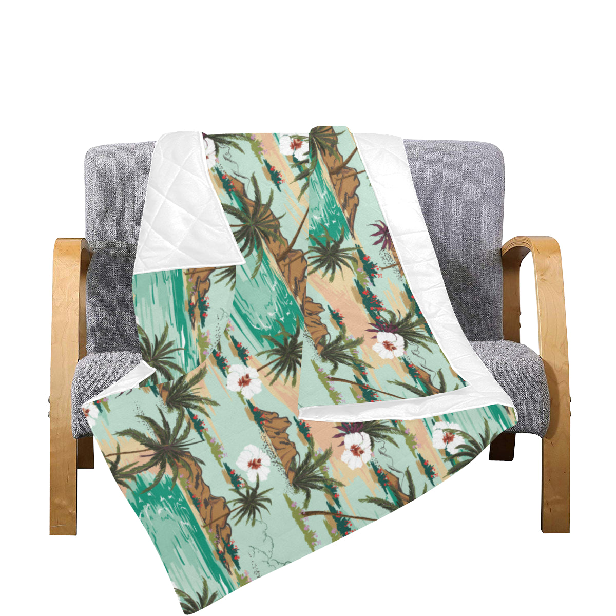 Pacific island Pattern Print Design A03 Premium Quilt