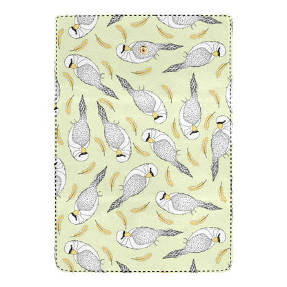 Parakeet Pattern Print Design A03 Women's Trifold Wallet