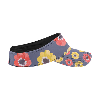 Anemone Pattern Print Design AM010 Unisex Sun Visor