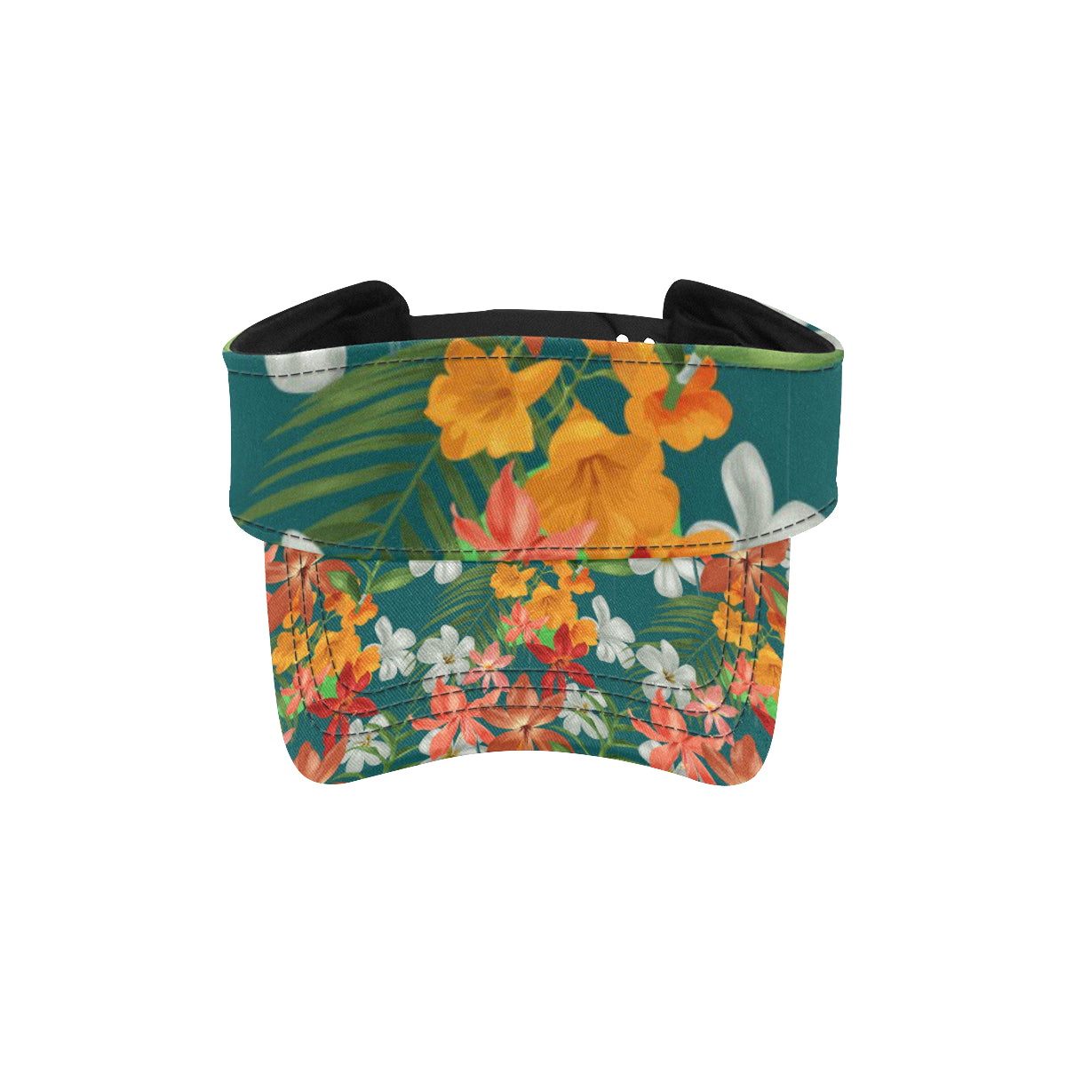 Amaryllis Pattern Print Design AL06 Unisex Sun Visor