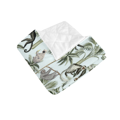 Rainforest Pattern Print Design RF04 Premium Quilt