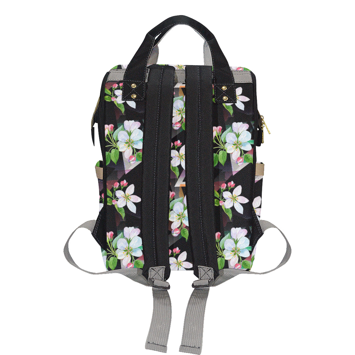 Apple blossom Pattern Print Design AB07 Diaper Bag Backpack