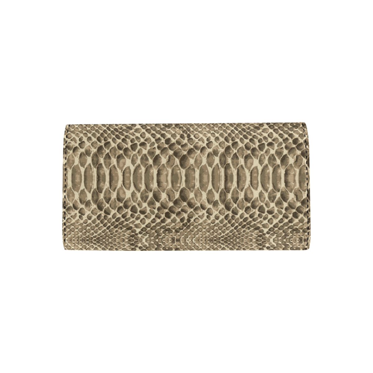 Python Pattern Print Design A02 Women's Trifold Wallet