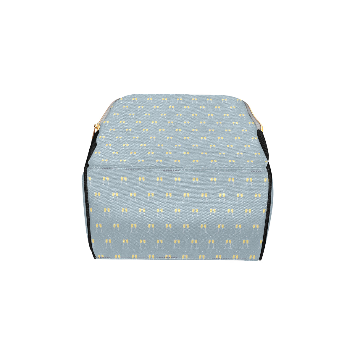 Champagne Pattern Print Design 03 Diaper Bag Backpack
